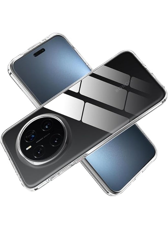 جراب لهاتف Honor Magic 7 Pro، جراب سيليكون سائل ناعم وواقي، جراب هاتف محمول عالي الجودة من مادة TPU السيليكونية الممتازة لهاتف Honor Magic 7 Pro، شفاف.